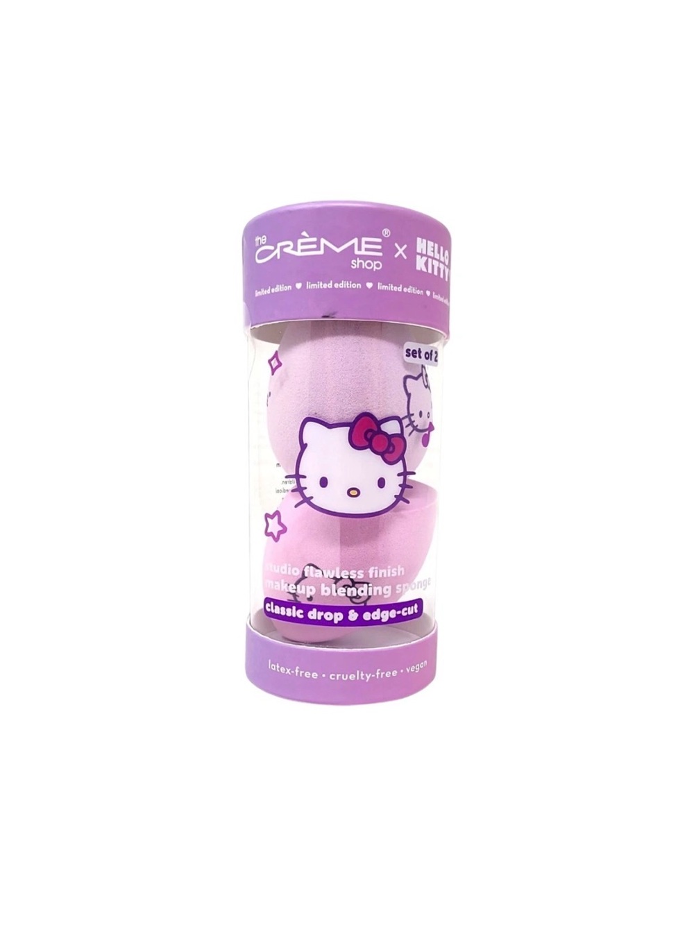 Crème Shop x Hello Kitty Pink Makeup Blending Sponges - Set of 2